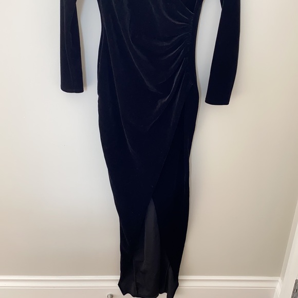 Black Night Maxi Dress, size small/ Prom/ Wedding - Picture 3 of 4